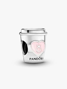 Authentic Pandora Take a Break Coffee Cup Charm - NWT